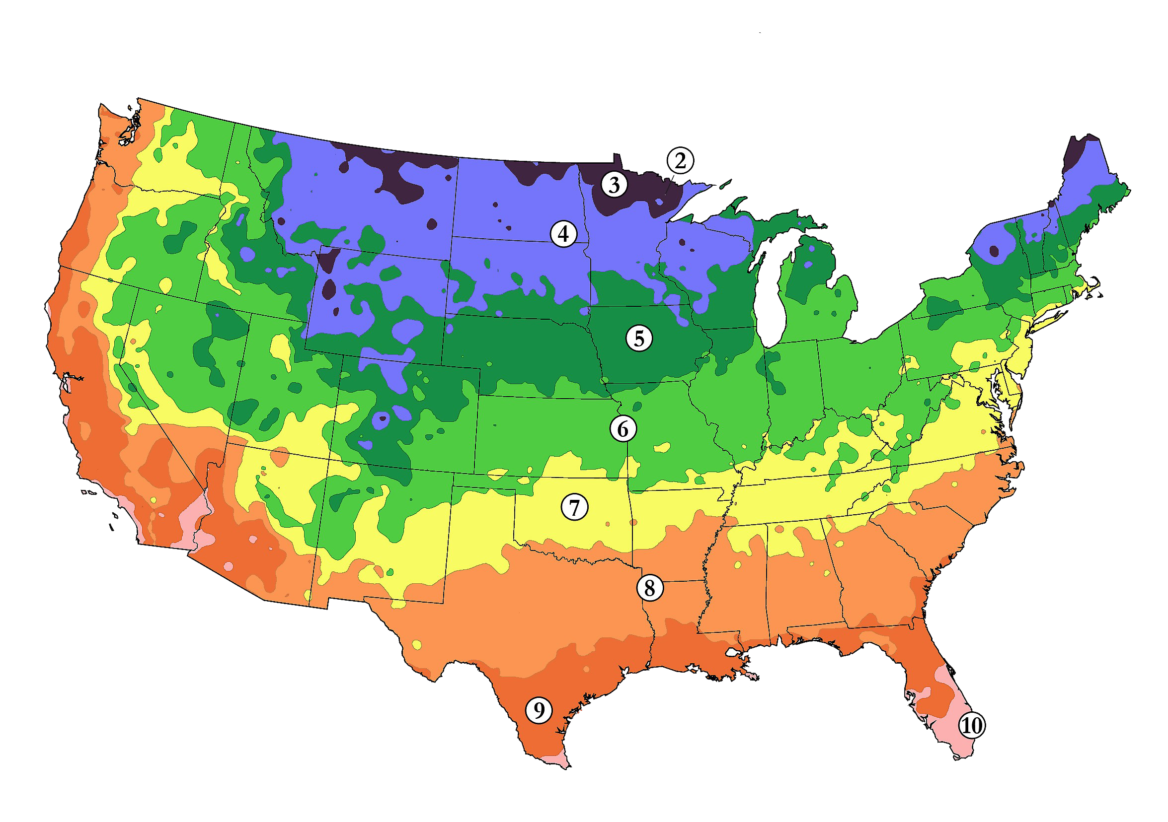 United States Climate Zones